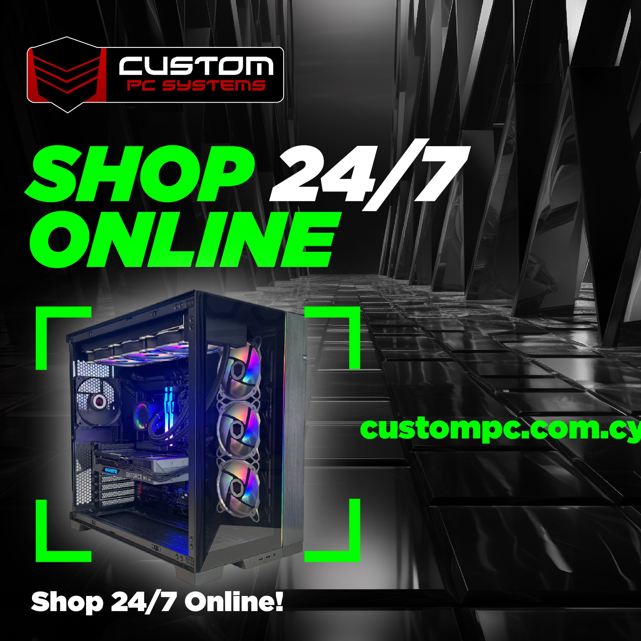 Custom PC Systems ad preview