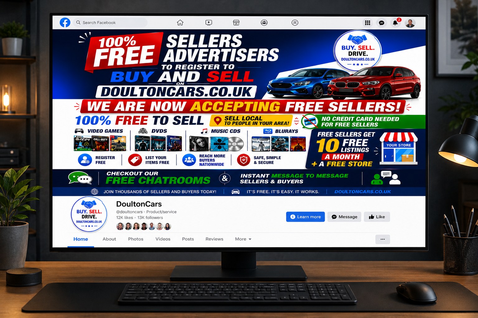 Doulton Cars Online Marketplace ad preview