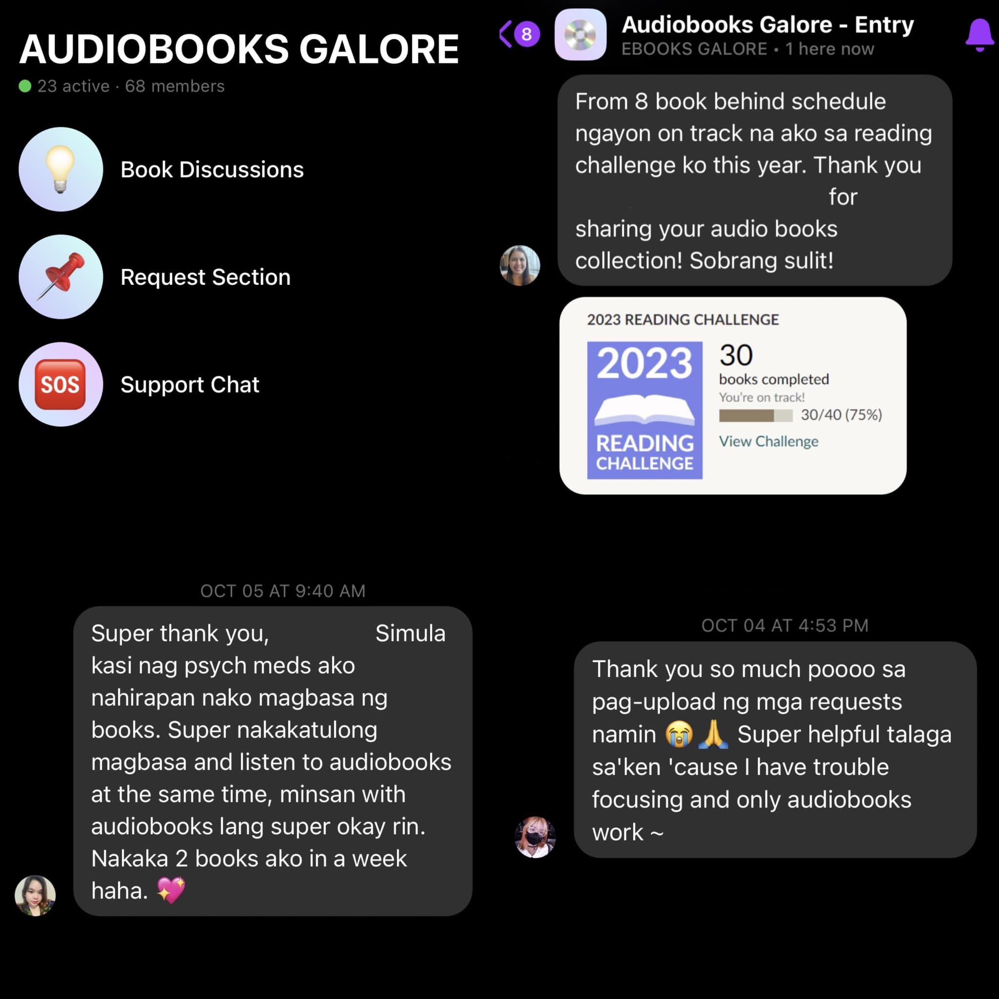 Audiobooks Galore ad preview