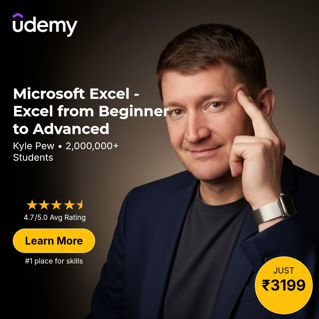 Udemy ad preview